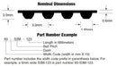 Bando 100-S3M-633 S3M Timing Belt