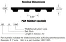 Bando 1350H300G H Timing Belt