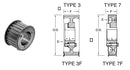 Bando P60L075 SD QD Timing Belt Pulley (SD)