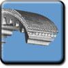 Bando RPF2410 Auto RPF Raw Edge Cogged