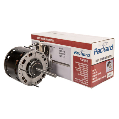 Packard 45461 5 5/8 Dia. Multi-Hp Direct Drive Blower Motor, 208-230 Volts, 1075 Rpm