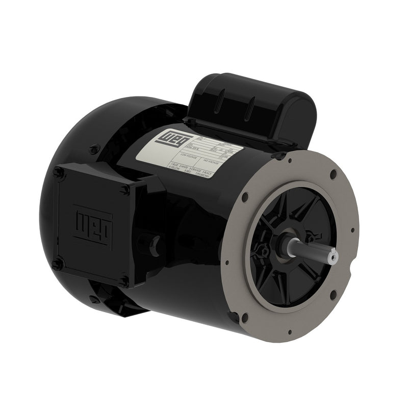 WEG .7536ES1BJPR56C Centrifugal Pump Start Capacitor 0.75 HP 2P B56C 1Ph 115/208-230 V 60 Hz IC411 - TEFC - Footless