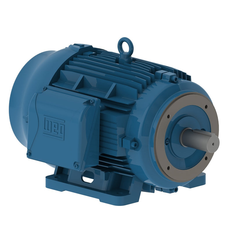 WEG 02036ET3H256TC-W22 W22 NEMA Premium Efficiency 20 HP 2P 254/6TC 3Ph 575 V 60 Hz IC411 - TEFC - Foot-mounted