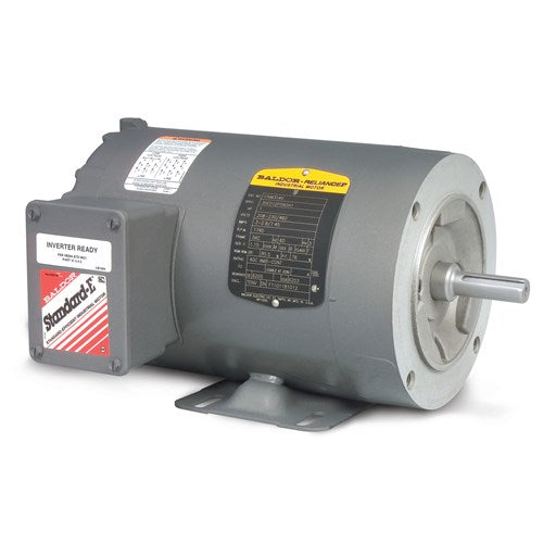 Baldor CNM3457 .33HP, 3450RPM, 3PH, 60HZ, 56C, 3410M, TENV, F1