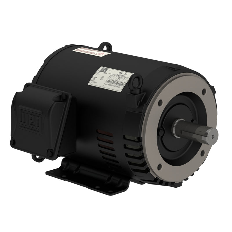 WEG 00312OT3E213TC-S Rolled Steel NEMA Premium Efficiency 3 HP 6P 213/5TC 3Ph 230/460//190-220/380-415 V 60 Hz IC01 - ODP - Foot-mounted