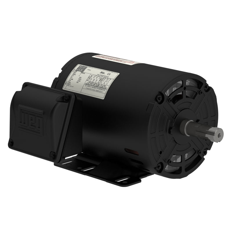 WEG 00336OT3E145T-SG Rolled Steel NEMA Premium Efficiency 3 HP 2P 143/5T 3Ph 230/460//190-220/380-415 V 60 Hz IC01 - ODP - Foot-mounted