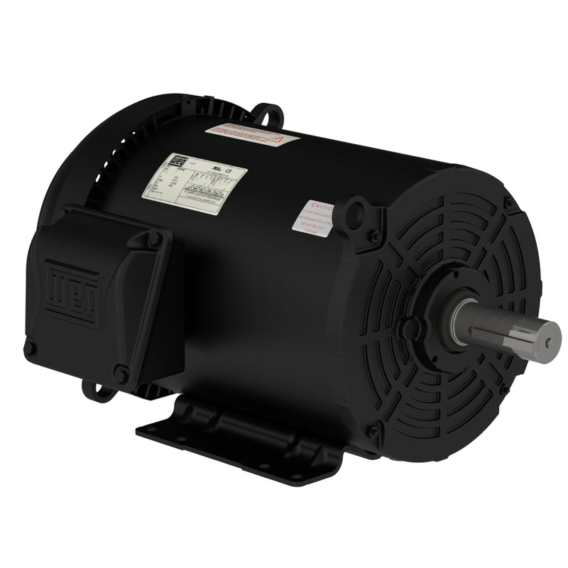 WEG 00312ET3H213T-S Rolled Steel NEMA Premium Efficiency 3 HP 6P 213/5T 3Ph 575 V 60 Hz IC411 - TEFC - Foot-mounted
