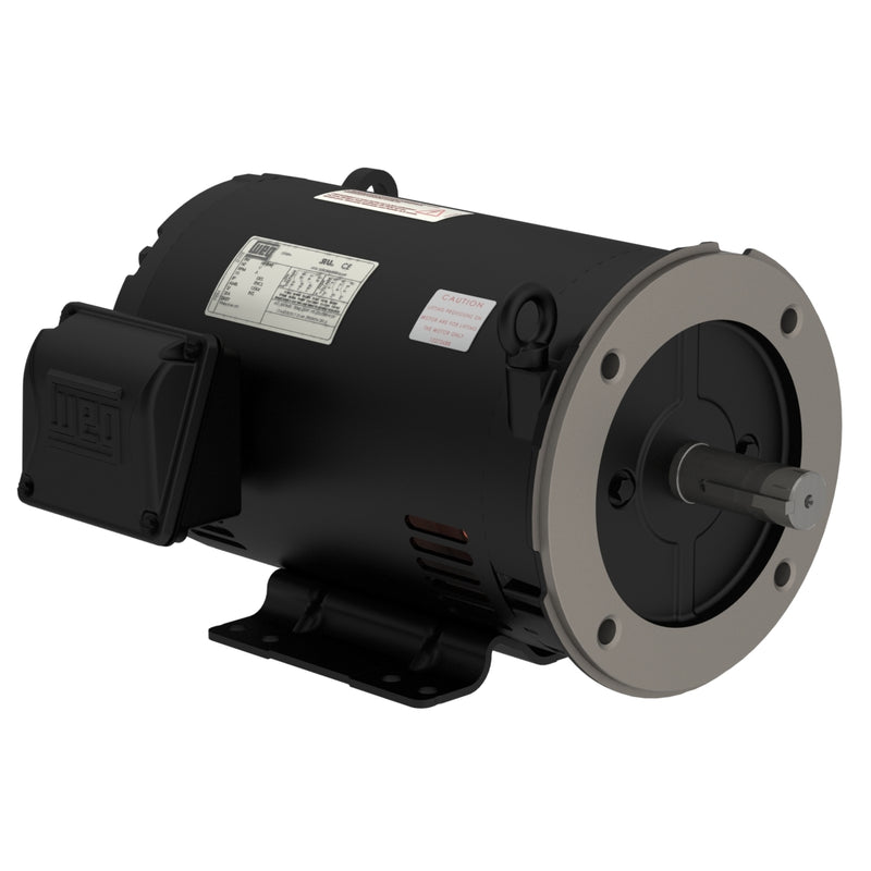 WEG 00518OT3E184TC-SG Rolled Steel NEMA Premium Efficiency 5 HP 4P 182/4TC 3Ph 230/460//190-220/380-415 V 60 Hz IC01 - ODP - Foot-mounted