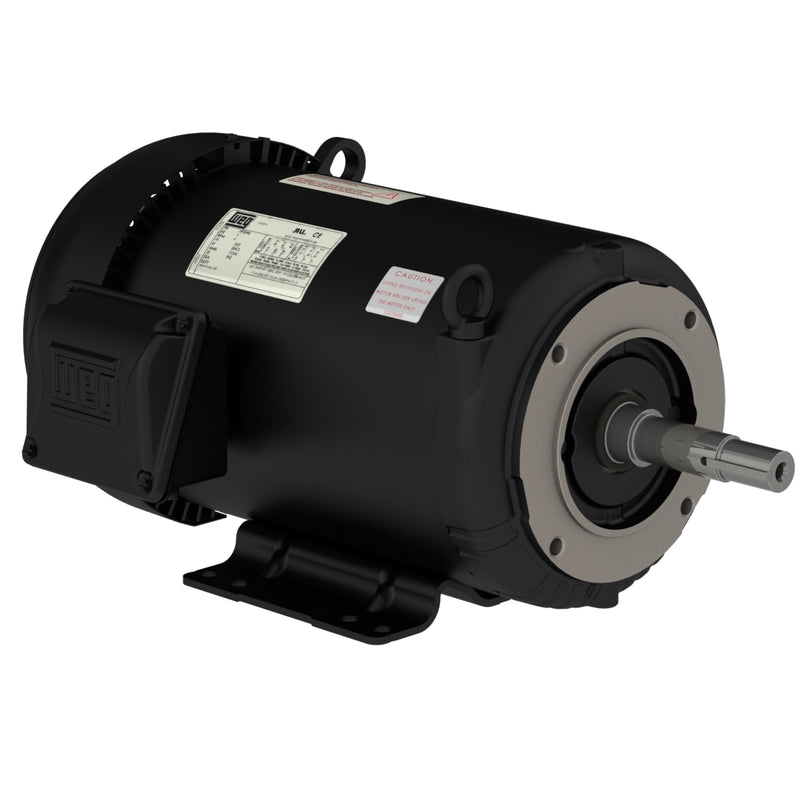 WEG 00336ET3E182JM-S Rolled Steel JM Pump NEMA Premium Efficiency 3 HP 2P 182/4JM 3Ph 230/460//190-220/380-415 V 60 Hz IC411 - TEFC - Foot-mounted