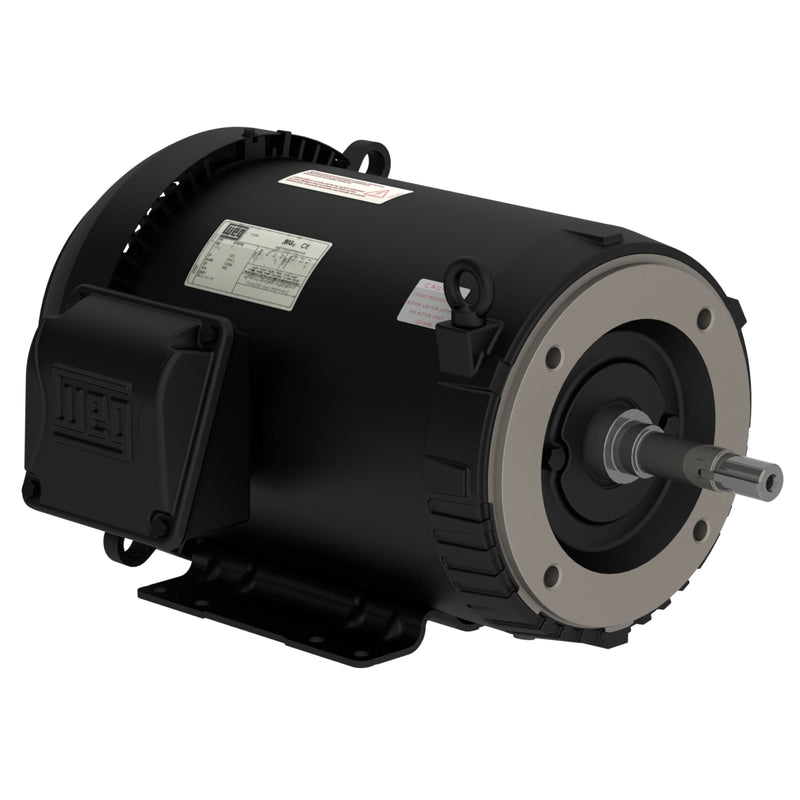 WEG 00512ET3E215JM-S Rolled Steel JM Pump NEMA Premium Efficiency 5 HP 6P 213/5JM 3Ph 230/460//190-220/380-415 V 60 Hz IC411 - TEFC - Foot-mounted