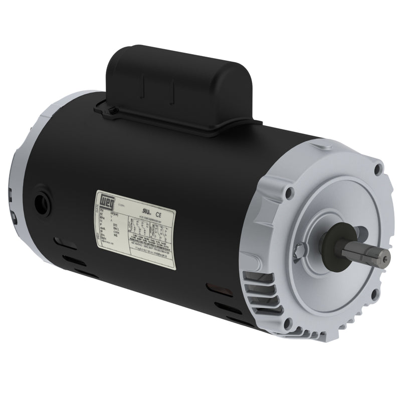 WEG 00136OS1BJPR56C-S Rolled Steel Jet Pump - C type 1 HP 2P 56C 1Ph 115/208-230 V 60 Hz IC01 - ODP - Footless
