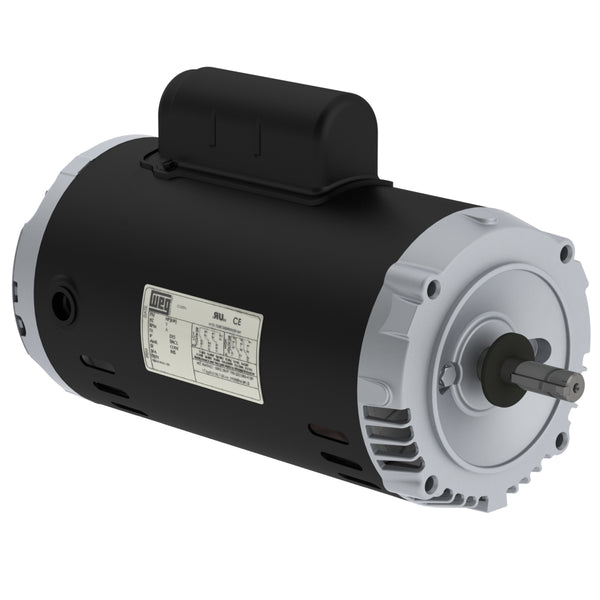 WEG 00156OS1BJPR56C-S Rolled Steel Jet Pump - C type 1.5 HP 2P 56C 1Ph 115/208-230 V 60 Hz IC01 - ODP - Footless