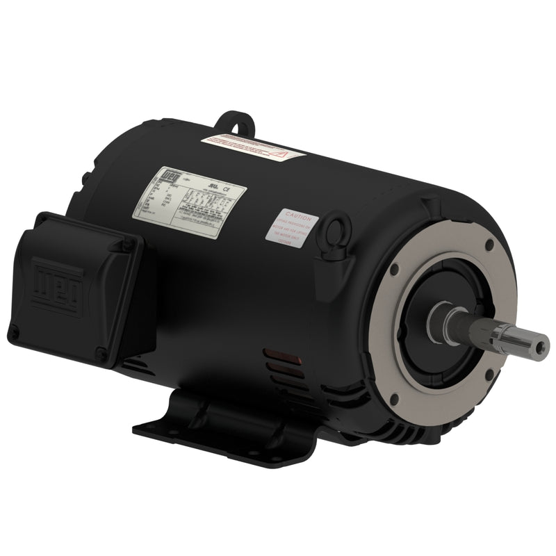 WEG 00318OT3H182JM-SG Rolled Steel JM Pump NEMA Premium Efficiency 3 HP 4P 182/4JM 3Ph 575 V 60 Hz IC01 - ODP - Foot-mounted
