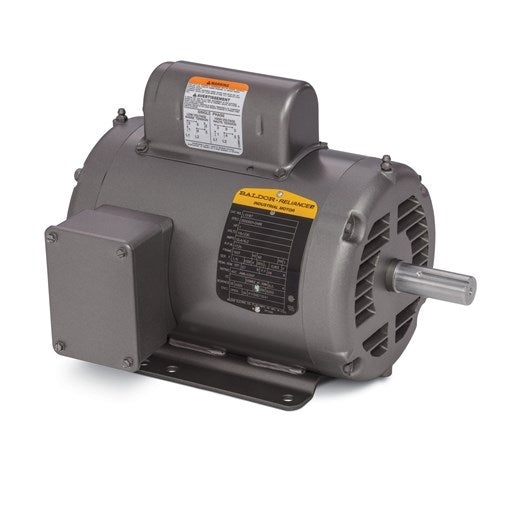 Baldor L1318T 1HP, 1725RPM, 1PH, 60HZ, 143T, 3528L, OPEN, F1