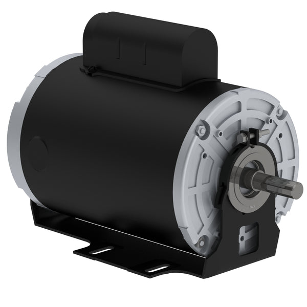 WEG .7518OS1BRBOD56 Rolled Steel 0.75 HP 4P 56 1Ph 115/208-230 V 60 Hz IC01 - ODP - Foot-mounted
