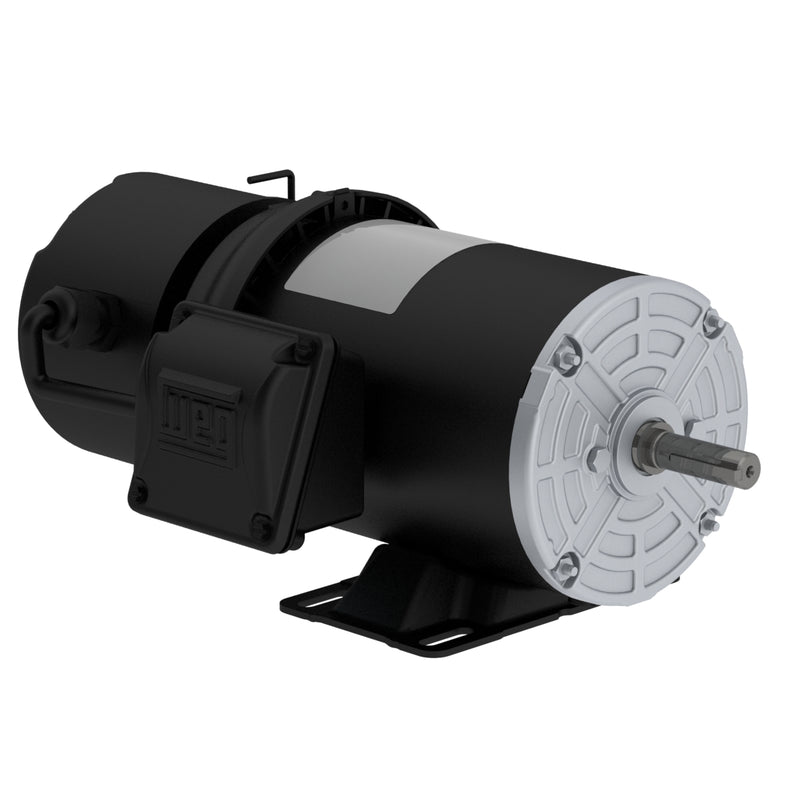 WEG .5018ES3EBMW56-S Rolled Steel Standard Efficiency 0.5 HP 4P W56 3Ph 208-230/460//190-220/380-415 V 60 Hz IC411 - TEFC - Foot-mounted