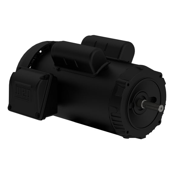 WEG 00158ES1B56CFL-S Rolled Steel 1.5 HP 4P 56C 1Ph 115/208-230 V 60 Hz IC411 - TEFC - Footless