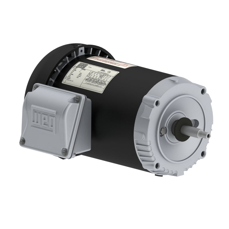 WEG 00156ET3HJPR56J-S Rolled Steel Jet Pump - J type Premium Efficiency 1.5 HP 2P 56J 3Ph 575 V 60 Hz IC411 - TEFC - Footless