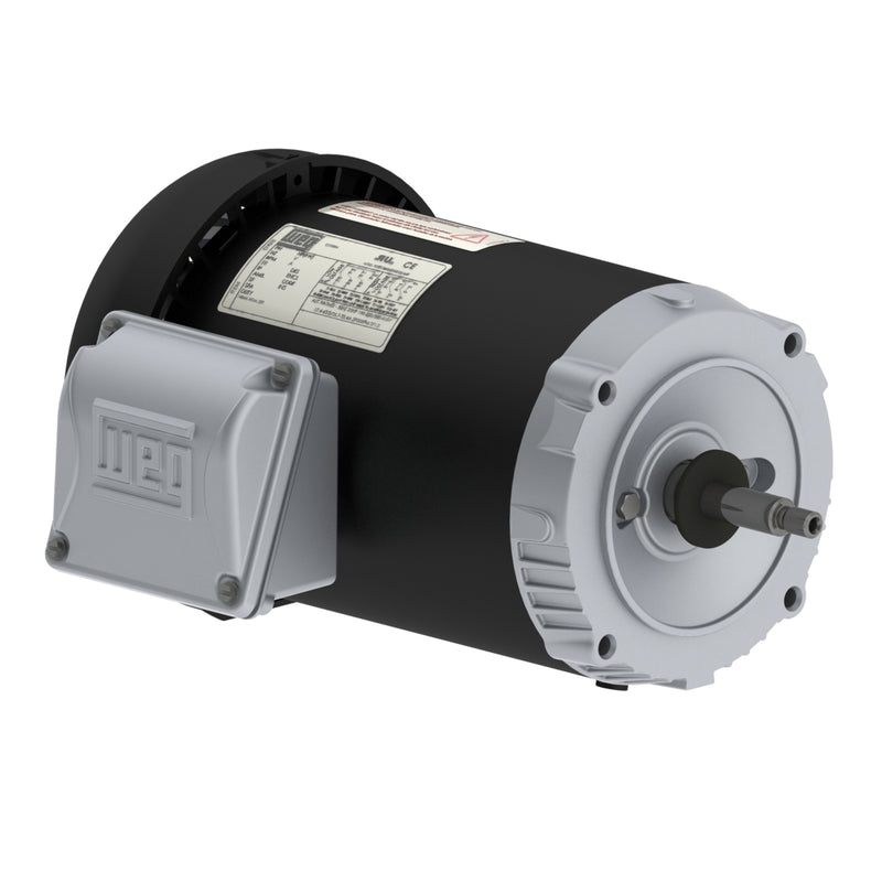 WEG .7536ES3EJPR56J-S Rolled Steel Jet Pump - J type Standard Efficiency 0.75 HP 2P 56J 3Ph 208-230/460//190-220/380-415 V 60 Hz IC411 - TEFC - Footless