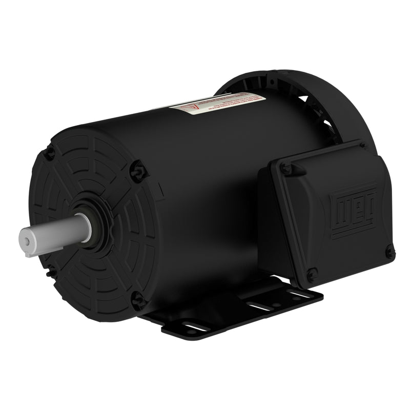 WEG 00218ET3E145TF2-S Rolled Steel NEMA Premium Efficiency 2 HP 4P 143/5T 3Ph 230/460//190-220/380-415 V 60 Hz IC411 - TEFC - Foot-mounted