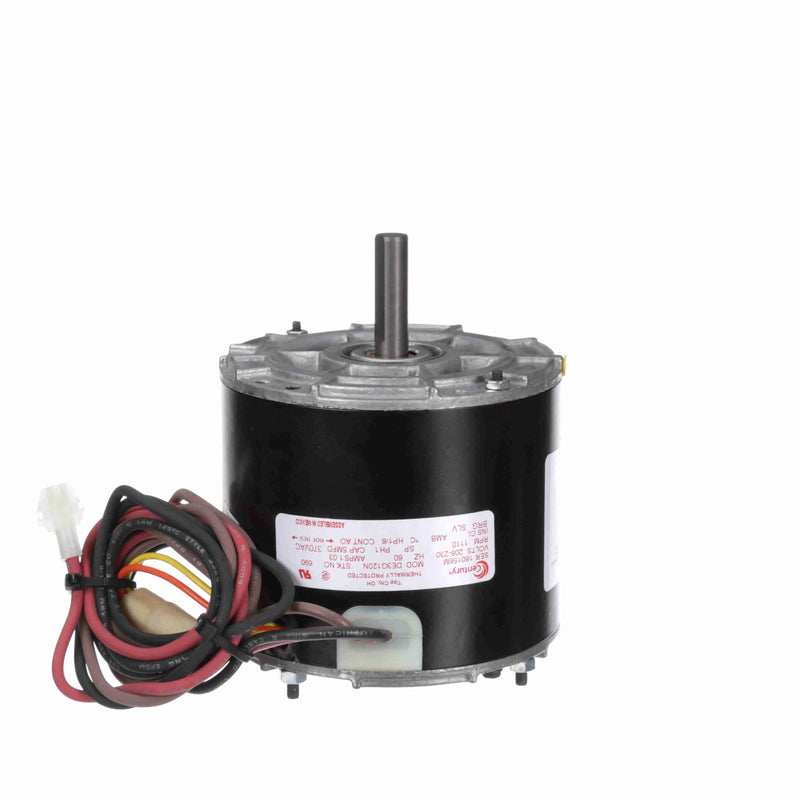 Century OEM Replacement Motor, 1/6 HP, 1 Ph, 60 Hz, 208-230 V, 1110 RPM, 1 Speed, 42 Frame, ENCLOSED - 690