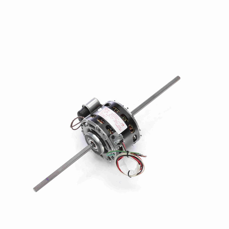 Century Fan Coil & Air Conditioner Motor, 1/10, 1/5 HP, 1 Ph, 60 Hz, 208-230 V, 1550 RPM, 2 Speed, 42 Frame, OAO - 9614