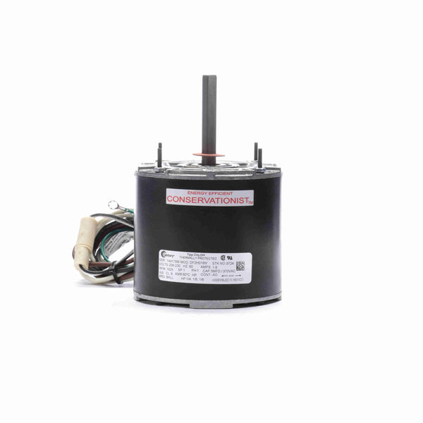 Century MULTIFITÂ® Condenser Fan Motor, 1/4, 1/5, 1/6 HP, 1 Ph, 60 Hz, 208-230 V, 1625 RPM, 1 Speed, 42 Frame, TEAO - 9724