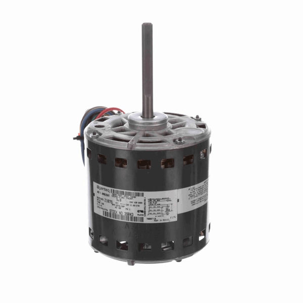 Genteq OEM Replacement Motor, 3/4 HP, 1 Ph, 60 Hz, 208-230 V, 1075 RPM, 3 Speed, 48 Frame, OAO - 3S043