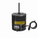 Genteq 5R007 Refrigeration Motor, 1/3 HP, 1 Ph, 60 Hz, 208-230 V, 1075 RPM, 1 Speed, 48 Frame, TEAO