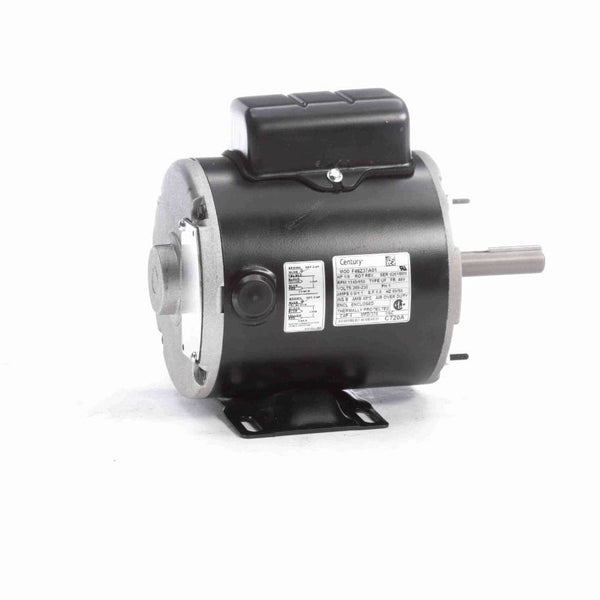 Century Transformer Cooling Fan Motor, 1/6 HP, 1 Ph, 60 Hz, 208-230 V, 1140/950 RPM, 2 Speed, 48 Frame, ENCLOSED - C720A