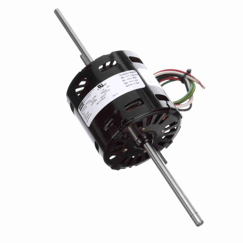 Fasco OEM Replacement Motor, 1/20 HP, 1 Ph, 60 Hz, 115 V, 1550 RPM, 2 Speed, 3.3" Diameter, OAO - D359