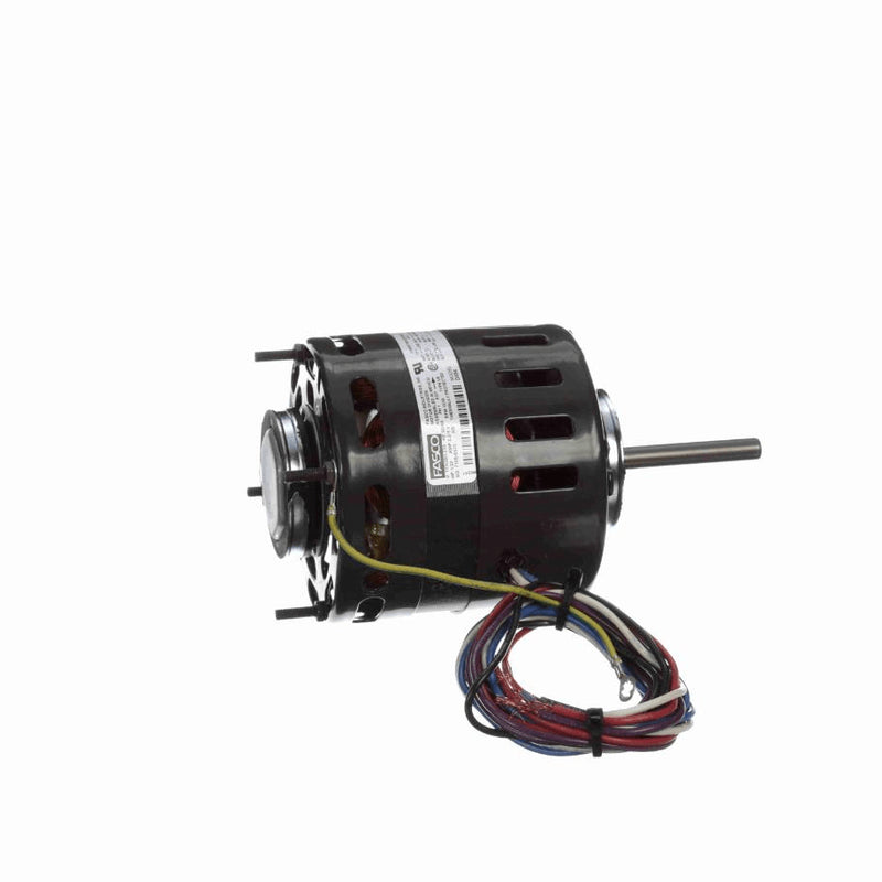 Fasco Refrigeration Motor, 1/20 HP, 1 Ph, 60 Hz, 115/208-230 V, 1550 RPM, 1 Speed, 4.4" Diameter, OAO - D484