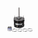 Century DLR1026 Fan and Blower Motor, 1/4 HP, 1 Ph, 60 Hz, 115 V, 1075 RPM, 3 Speed, 48 Frame, OPEN