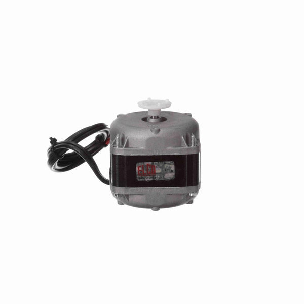 Elco Refrigeration Motor, 1 Ph, 60 Hz, 230 V, 1800 RPM, UNIT BEARING Frame, TEAO - EC16W230