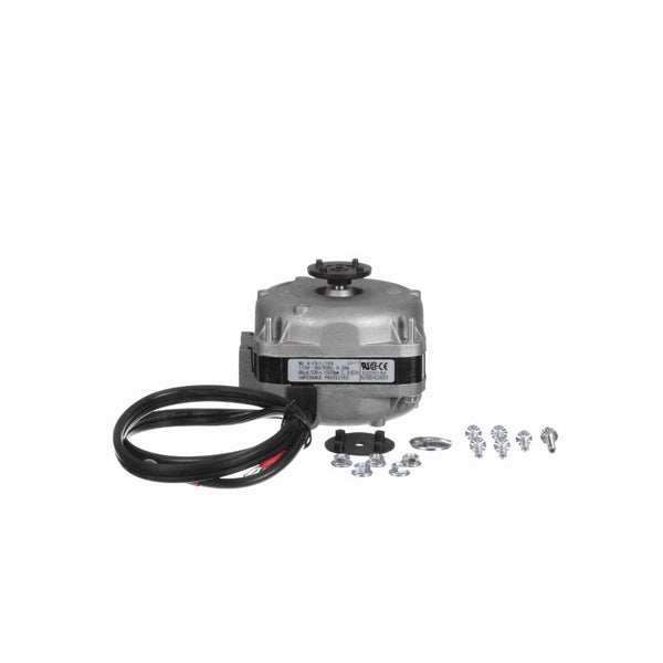 Elco Refrigeration Motor, 1 Ph, 60 Hz, 115 V, 1800 RPM, UNIT BEARING Frame, TEAO - EC4W115