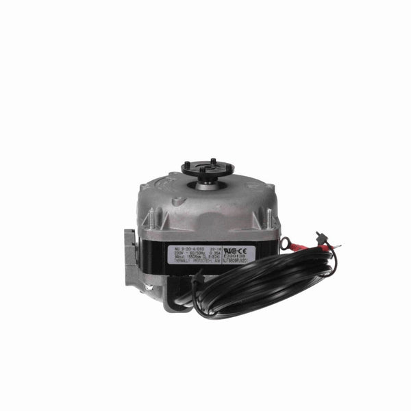 Elco Refrigeration Motor, 1 Ph, 60 Hz, 230 V, 1800 RPM, UNIT BEARING Frame, TEAO - EC9W230