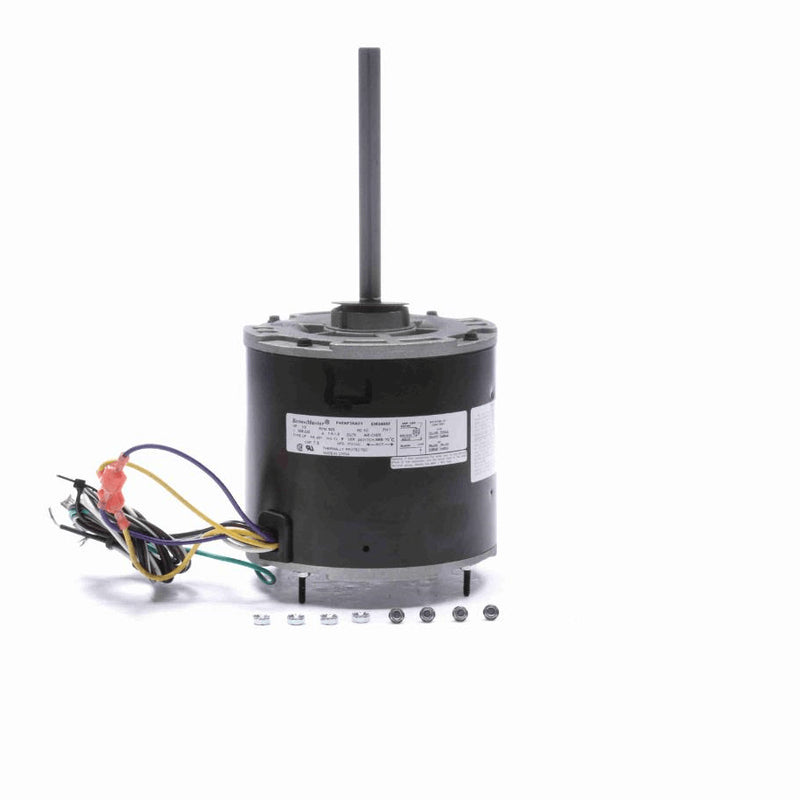 Century PRO-E SERIESÂ® Condenser Fan Motor, 1/3 HP, 1 Ph, 60 Hz, 208-230 V, 825 RPM, 1 Speed, 48 Frame, TEAO - EM3405F