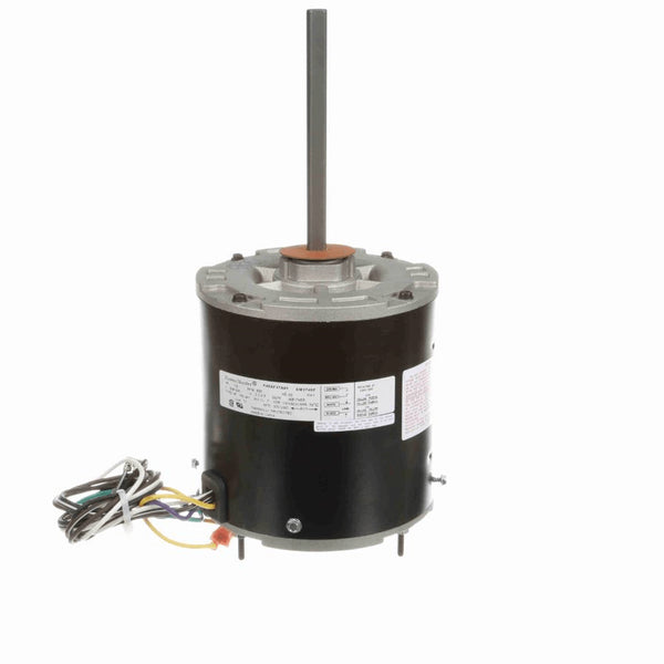 Century PRO-E SERIESÂ® Condenser Fan Motor, 1/2 HP, 1 Ph, 60 Hz, 208-230 V, 825 RPM, 1 Speed, 48 Frame, TEAO - EM3746F