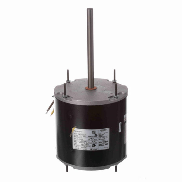 Century Condenser Fan Motor, 1/2 HP, 1 Ph, 60 Hz, 208-230 V, 1075/750 RPM, 2 Speed, 48 Frame, ENCLOSED - FE1056