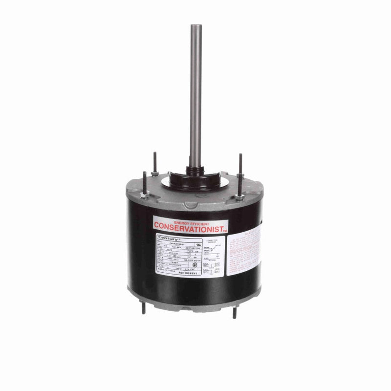 Century Condenser Fan Motor, 1/4 HP, 1 Ph, 60 Hz, 208-230 V, 1075 RPM, 1 Speed, 48 Frame, ENCLOSED - FSE1026SV1