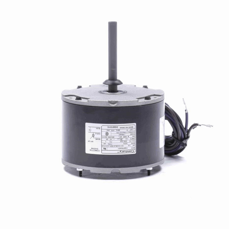 Century OEM Replacement Motor, 1/6 HP, 1 Ph, 60 Hz, 208-230 V, 1075 RPM, 1 Speed, 48 Frame, ENCLOSED - OGD1016