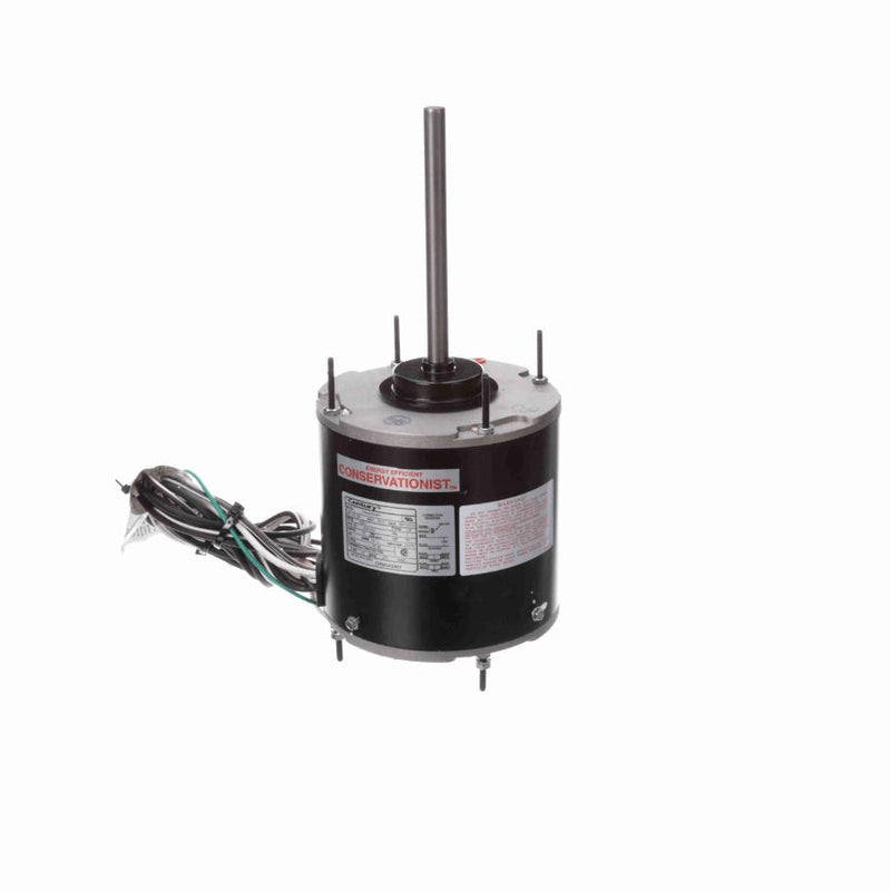 Century 4-in-1Â® Condenser Fan Motor, 1/2-1/5 HP, 1 Ph, 60 Hz, 208-230 V, 1075 RPM, 1 Speed, 48 Frame, ENCLOSED - ORM5459BF