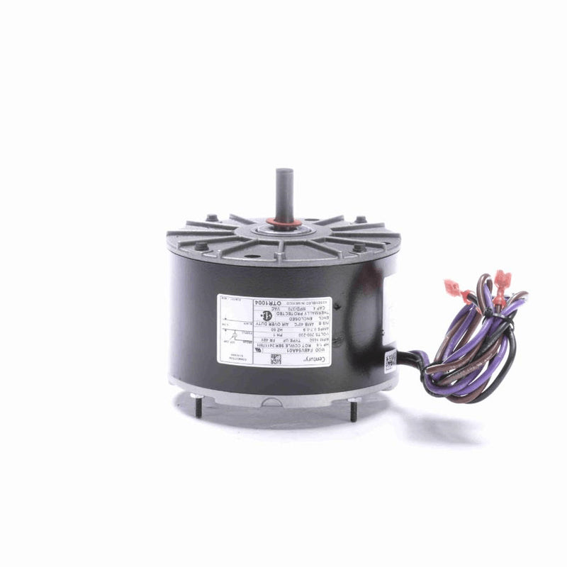 Century OEM Replacement Motor, 1/8 HP, 1 Ph, 60 Hz, 200-230 V, 1650 RPM, 1 Speed, 48 Frame, TEAO - OTR1004