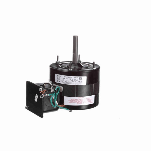 Century Unit Heater Motor, 1/15 HP, 1 Ph, 60 Hz, 115 V, 1050 RPM, 1 Speed, 42 Frame, ENCLOSED - U6433